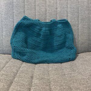 Handmade crochet hobo bag